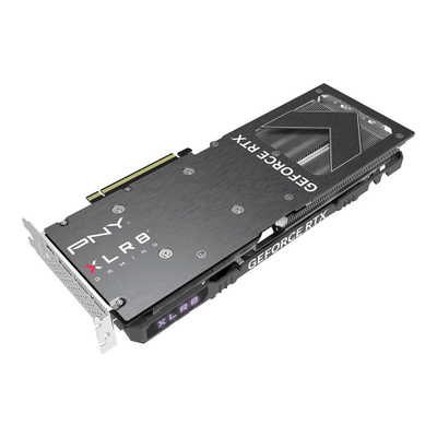 Kartë grafike PNY XLR8 Gaming RTX 4070 Super, 12GB GDDR6X, ARGB, e zezë