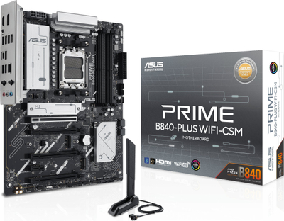 Pllakë amë ASUS Prime B840 Plus WIFI, Socket AM5, DDR5, ATX