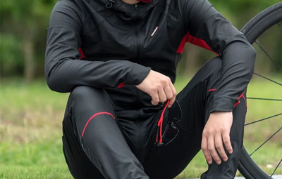 Pantallona sportive Rockbros RKCK00012XL, unisex, për biçikletë dhe vrap, XL, të zeza