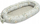 Shtrat për kalamaj Sensillo Nest Velvet Lily, 80x45 cm, gri