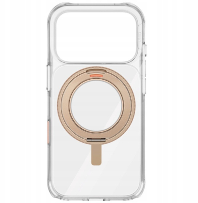 Kapak Uniq Swivix për iPhone 17 Pro, me kickstand 360°, ngjyrë ari