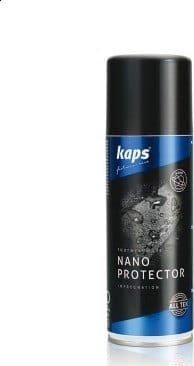 Sprej mbrojtës këpucësh Kaps Nano Protector, 200 ml, për lëkurë dhe tekstil, i zi