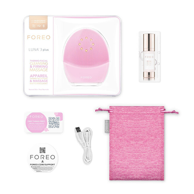 Brushë pastrimi për lëkurë Foreo LUNA™ 3 Plus Thermal Facial Cleanser and Microcurrent Toning Device