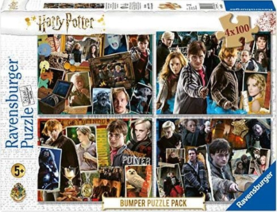 Puzzle Ravensburger 06832 Harry Potter, 4x100 copa, shumëngjyrësh
