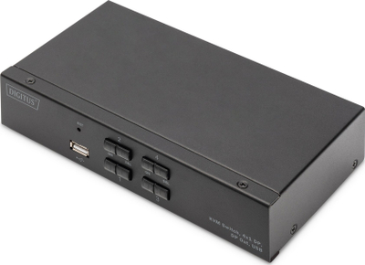KVM switch Digitus DS-12891, 4x1 DisplayPort, 4K 60Hz, i zi