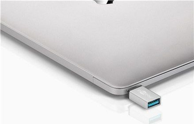 Adapter USB Goobay USB-C -Srebrny, i argjendtë