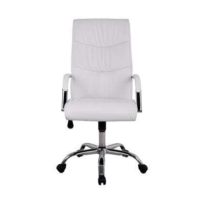 Karrige profesionale Jacob me bazë kromi 57x75.5x100cm (HM1044.12), bardhë
