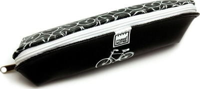 Etui për syze Make Notes Cycling, mbyllje me zinxhir, i zi