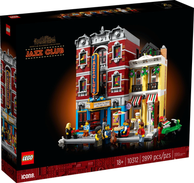 Set LEGO Icons Jazz Club 10312, model për me ndërtu, shumëngjyrësh