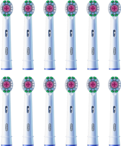 Kokë furçe elektrike Oral-B 3D White, paketim 12 copë, e bardhë