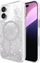 Maskë telefoni Case-Mate Waterfall për iPhone 16, kompatibile me MagSafe, transparente me shkëlqim argjendi