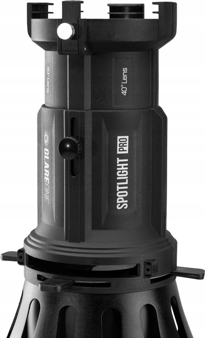 Aksesori i ndriçimit GlareOne Spotlight PRO 40°, Projection Snoot, për LED dhe blice studio