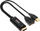 Adapter HDMI në DisplayPort Club3D CAC-1331, aktiv, 4K 60Hz, i zi