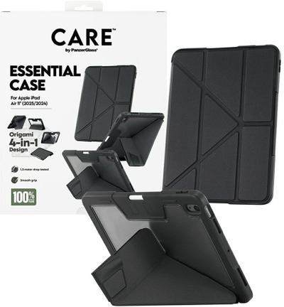 Mbulesë PanzerGlass CARE Essential Case, për iPad Air 11" 2024 2025, TPU, e zezë