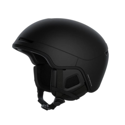 Helmetë skish POC Obex Pure, me ajrosje që e rregullon vetë, e zezë
