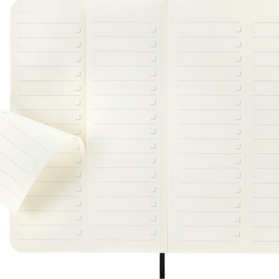 Bllok shënimesh Moleskine PRO Large Pro Soft, i madh, kapak i butë, i zi