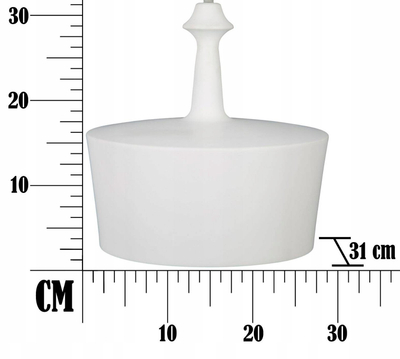 Llambë varëse tavani, 31cm, e bardhë
