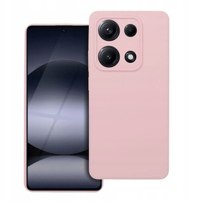 Këllëf silikoni OEM për Xiaomi Redmi Note 14S, 2mm, Sand Pink, rozë
