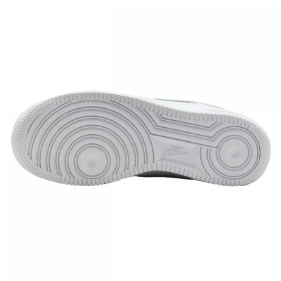 Atlete për kalamoj Nike Air Force 1, lëkurë, taban Nike Air, të bardha