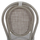 Karrige alumini stil bambuje, textilene, 45×57×88 cm (HM5109), gri