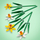 Lodër ndërtime LEGO Icons Daffodils 40747, set lulesh dekorative, 8+