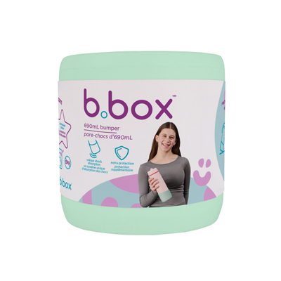 Mbrojtëse silikoni për shishe b.box Flip Top 690ml, midnight