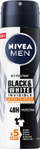 Nivea Men Black & White Invisible Ultimate Impact Антиперспирант Спреј, 150 ml