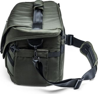 Çantë krahu për fotografi Vanguard VEO SELECT 36S, e madhe, me xhep për laptop, jeshile e errët
