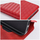 Etui Cubic Book për Samsung Galaxy S26, e kuqe