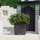 Vazo Lechuza Cube Cottage 40 me sistem ujitje, 40 cm, e bardhë