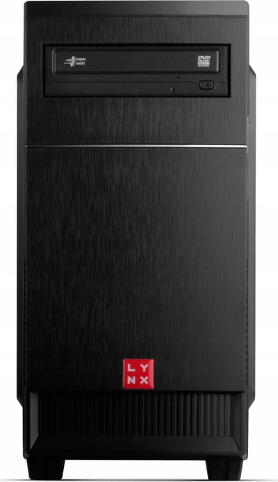 Kompjuter desktop Lynx Easy Winter, DVD, kasë e vogël, ngjyrë e zezë