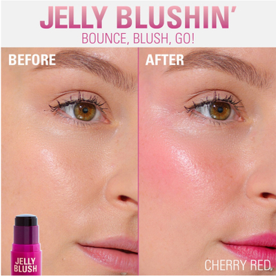 Revolution - Jelly Lip & Cheek Tint Jelly Blush - Cherry Red
