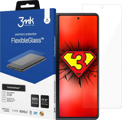Xham mbrojtës 3MK FlexibleGlass për Samsung Galaxy Z Fold 3 5G, hibrid, kundra gërvishtjeve, i tejdukshëm