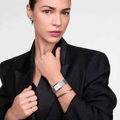 Unazë për femra Daniel Wellington Classic Aura DW004015, e argjendtë