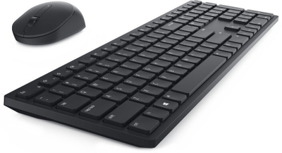 Set tastierë edhe maus Dell Pro KM5221W, pa tela, USB, i zi