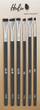 Set furçash për vetulla Hulu Brow Styling, 6 copë