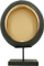 Mbajtëse qiriri Lesli Living Oval On Stand, 39.5x13x60 cm, dekorative, e zezë me të artë