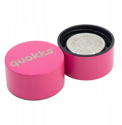 Метална термичка шише Quokka SOLID, 510ml, розова Raspberry