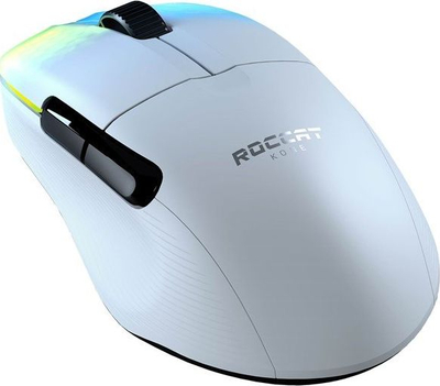 Maus gaming ROCCAT Kone Pro Air, wireless, 19000 DPI, i bardhë