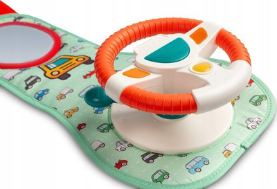 Едукативна играчка TOYZ со волан, светла и мелодии, шарена