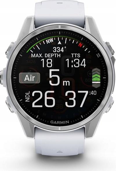 Orë sportive Garmin Fenix 8 AMOLED, 43mm, GPS, e zezë