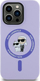 Mbulesë telefoni Karl Lagerfeld KLHMP14LSCMKCRHU, për iPhone 14 Pro 6.1", hardcase, vjollcë