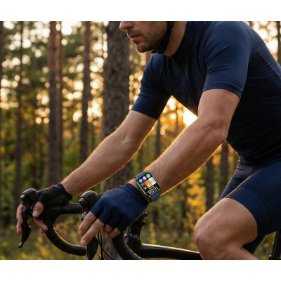 Smartwatch Gravity GT36 6, IP68, monitorim shëndeti, blu