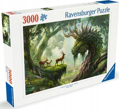 Puzzle Ravensburger The Forest Dragon Awakes, 3000 copa, shumëngjyrësh