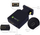 Përshtatës Techly AV HDMI - D-Sub (VGA) + Jack 3.5 mm, i zi