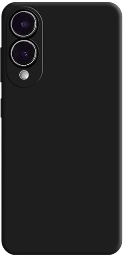 Силиконска футрола 3MK за Samsung Galaxy S25 Edge, заштитна, црна