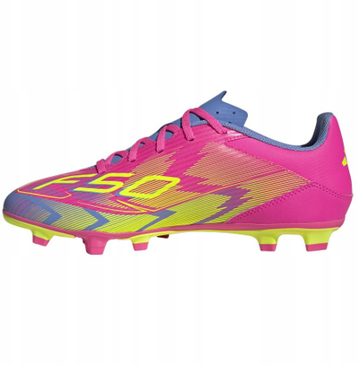 Këpucë futbolli Adidas F50 Club FG MG JH6420, për fushë natyrale dhe artificiale, për burra, shumëngjyrëshe