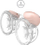 Pompë gjiri elektrike Babyono Twinny, dyfishe, pa kabllo, hands free