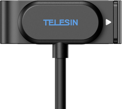Set aksesorësh Telesin Magnetic Door, USB C kabllo energjie, për GoPro Hero 9 10 11 12 13, i zi