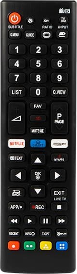 Telekomandë universale LG AKB75675311 për TV LG, e zezë